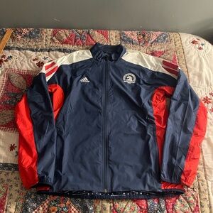 Adidas Men's Navy and Red Jacket size M
